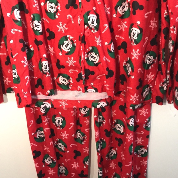 Disney, 2-piece set Men’s XL Family Christmas Festive Mickey Mouse Dad Pajamas - Picture 4 of 6